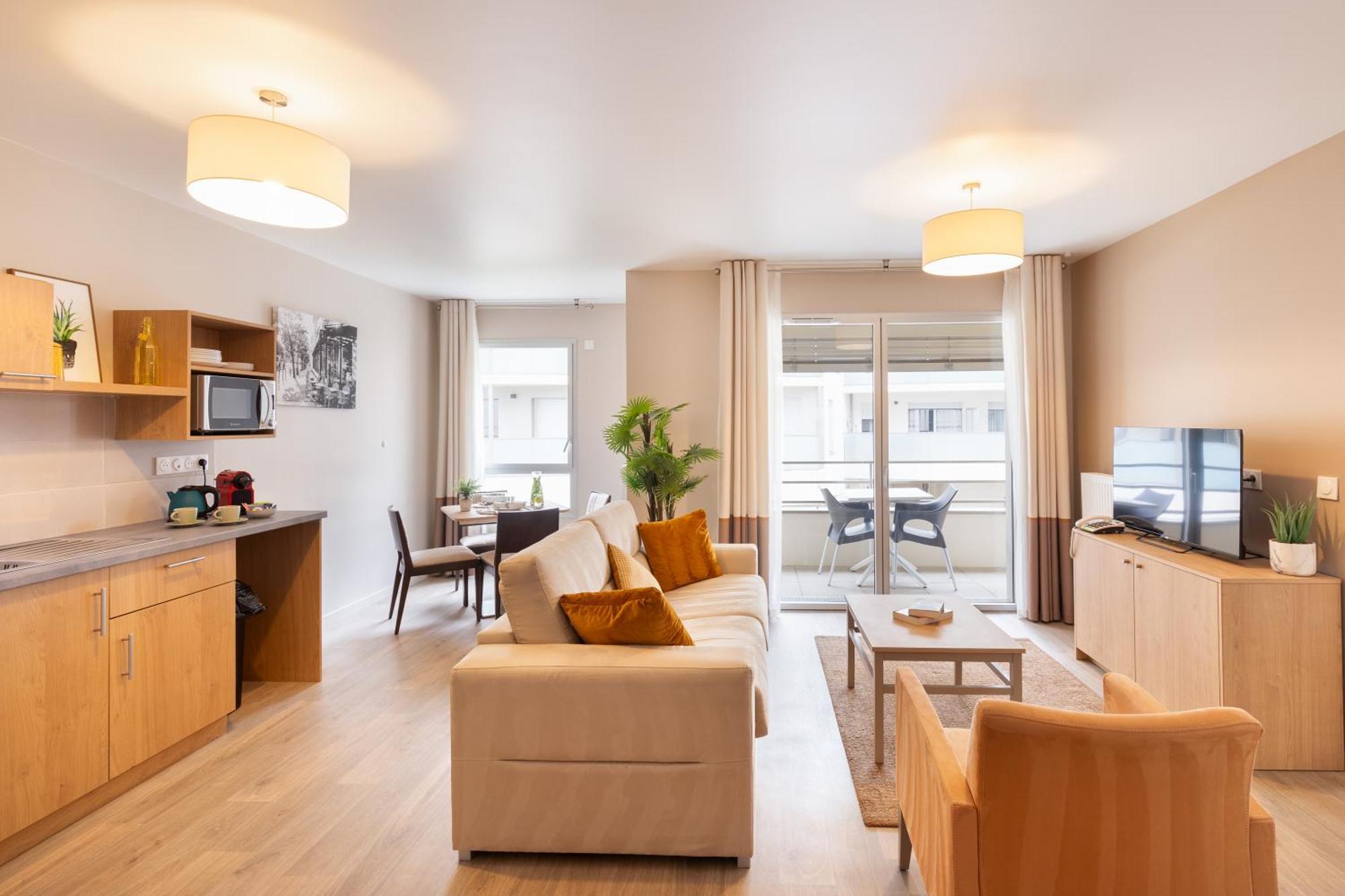 Zenao Appart'Hotels Montreuil Μοντρέιγ Δωμάτιο φωτογραφία